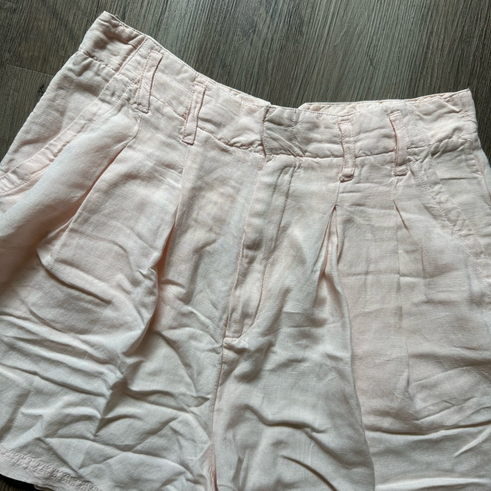 NWT Free People Calla Linen Trouser Shorts - Picture 4 of 13
